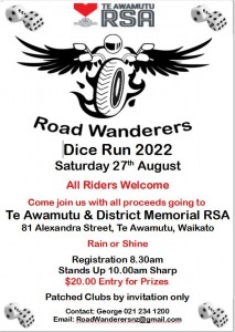 Road Wanderers Dice Run 2022