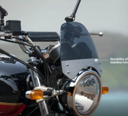 Royal Enfield 1990413 Short Flyscreen, Procured Kit For Interceptor 650/Continental GT 650 Royal Enfield 1990413 Short Flyscreen, Procured Kit For Interceptor 650/Continental GT 650