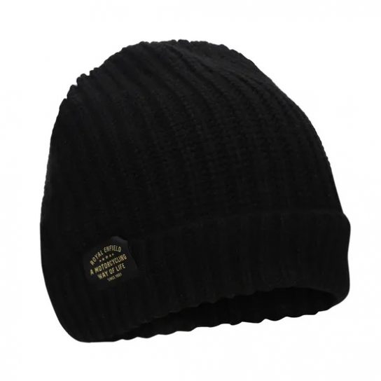 Black Solid Beanie