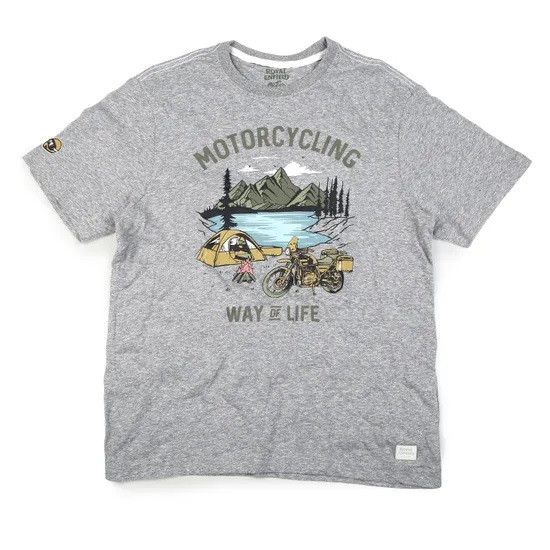 Royal Enfield Campsite T-Shirt Grey - Experience Motorcycles
