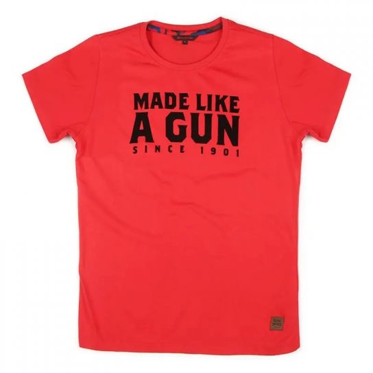 Made Like A Gun Tshirt Red