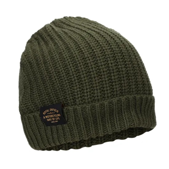 Olive Solid Beanie