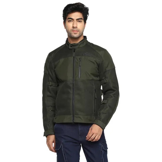 Royal Enfield Windfarer Jacket Olive - Experience Motorcycles