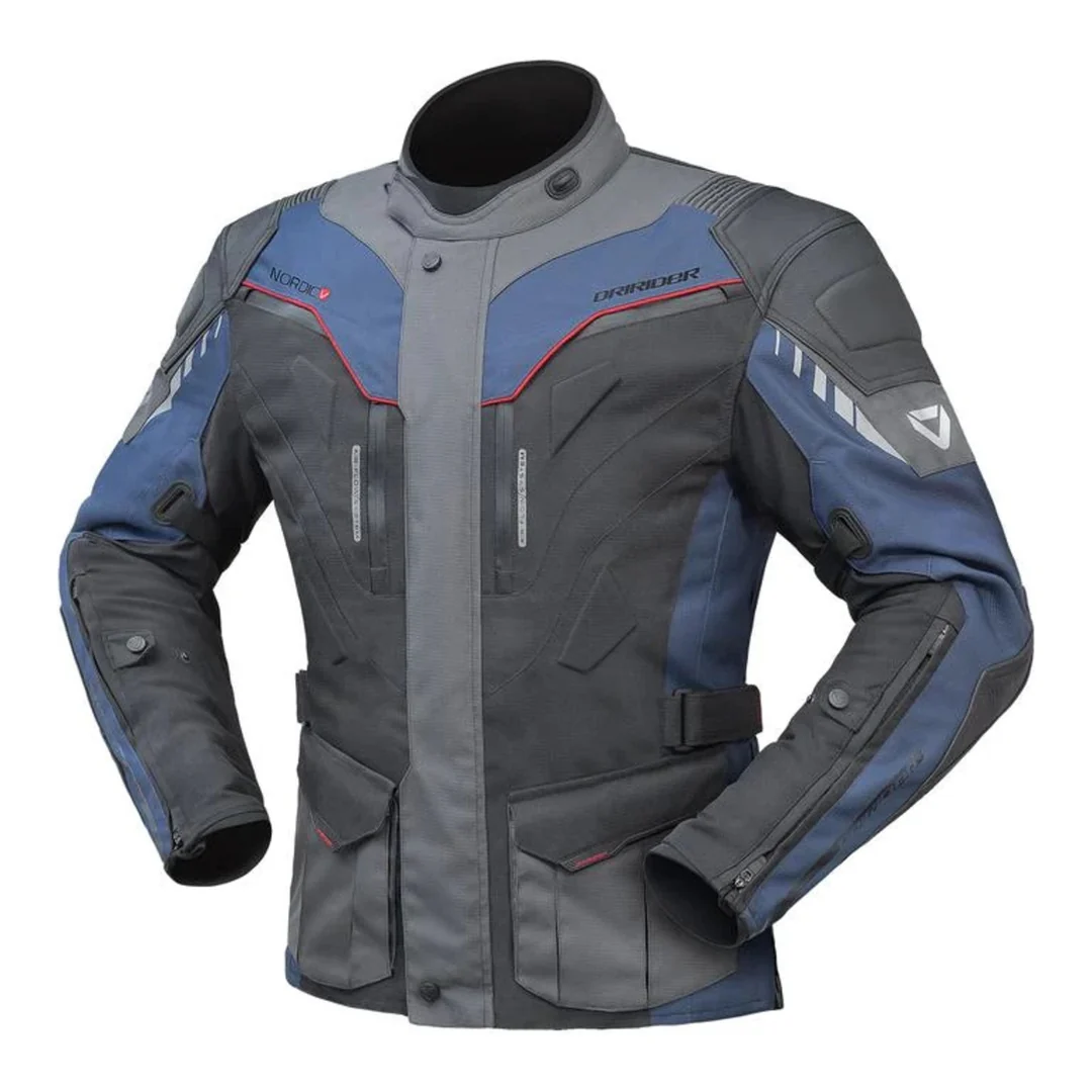 Dririder Nordic V Sports Touring Jacket Navy Grey