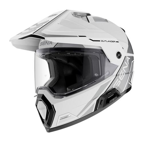 SENA Outlander ADV Helmet White