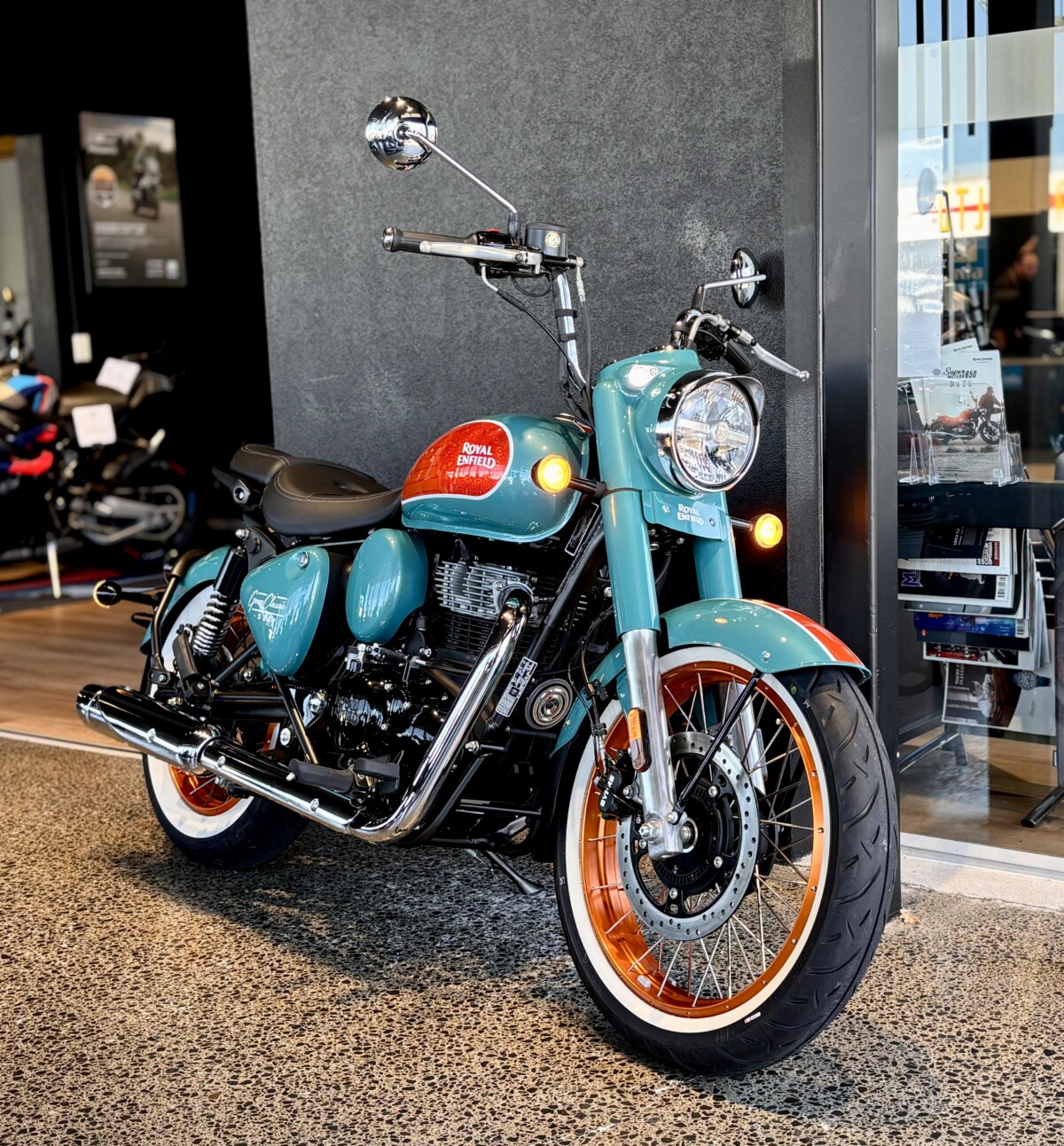 Royal Enfield Goan 350 – Tripper Teal- yes we have two!
